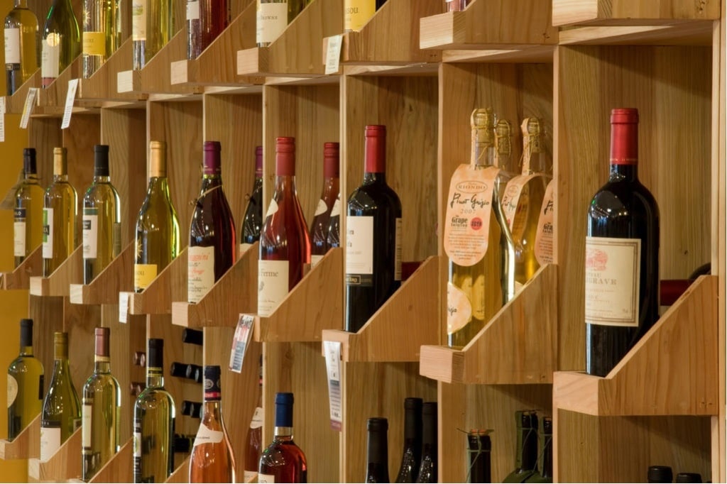 WIne Collection in a Cellar