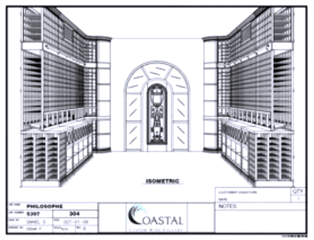 3D Wine Cellar Design Philosophe Project