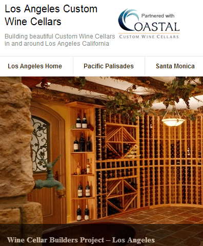 Custom Wine Racks Los Angeles California