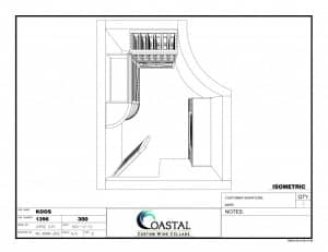 3D Wine Cellar Design - Custom Wine Cellars California Falcon Ridge