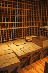 Wine Storage Room for the Client's Wine Collection