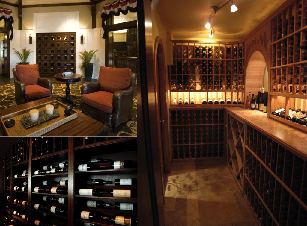 Some examples of Wine Cellar projects like my father I worked on in the California area.