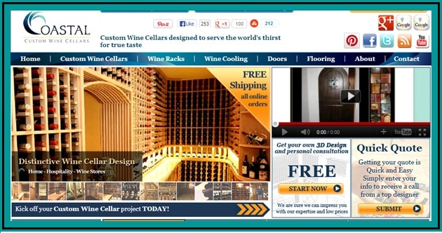 Have your wine cellar built by a trusted wine cellar construction company, Coastal Custom Wine Cellars!