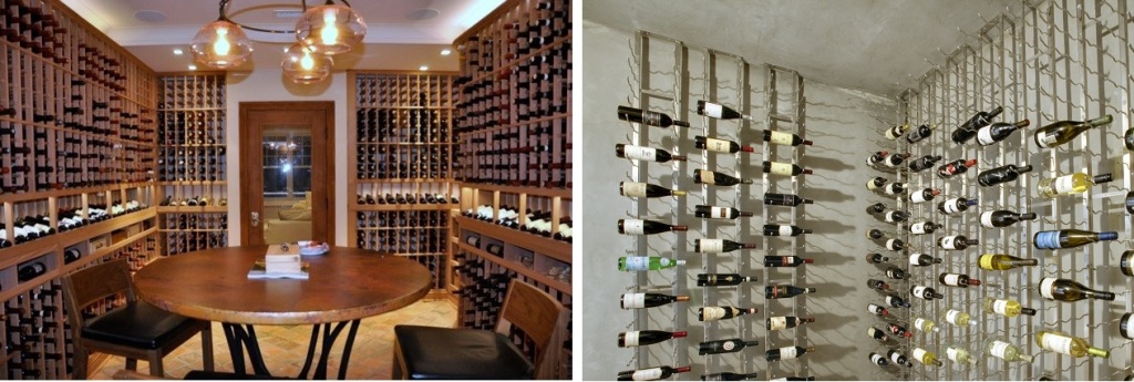 Residential Custom Wine Cellar Design - Traditional vs. Contemporary Style