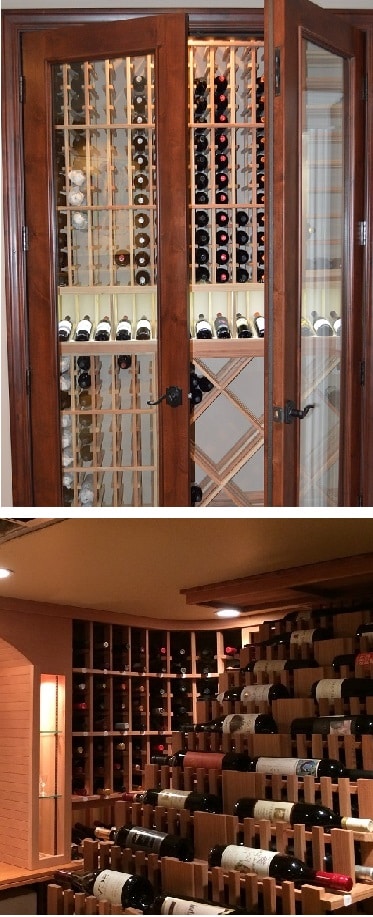 Wine cellars are the best places to store wines. 