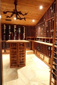 View of Residential **Wine Cellars** for PRIVATE Collectors