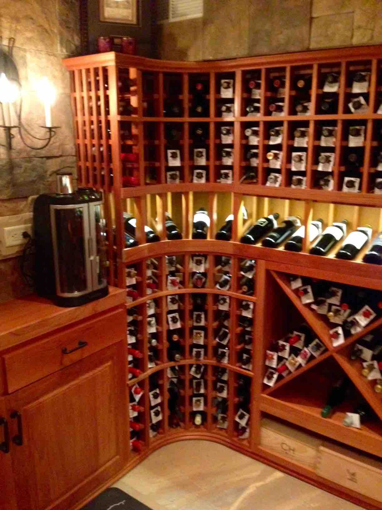 Home Wine Cellar Built by Los Angeles Experts in Chicago