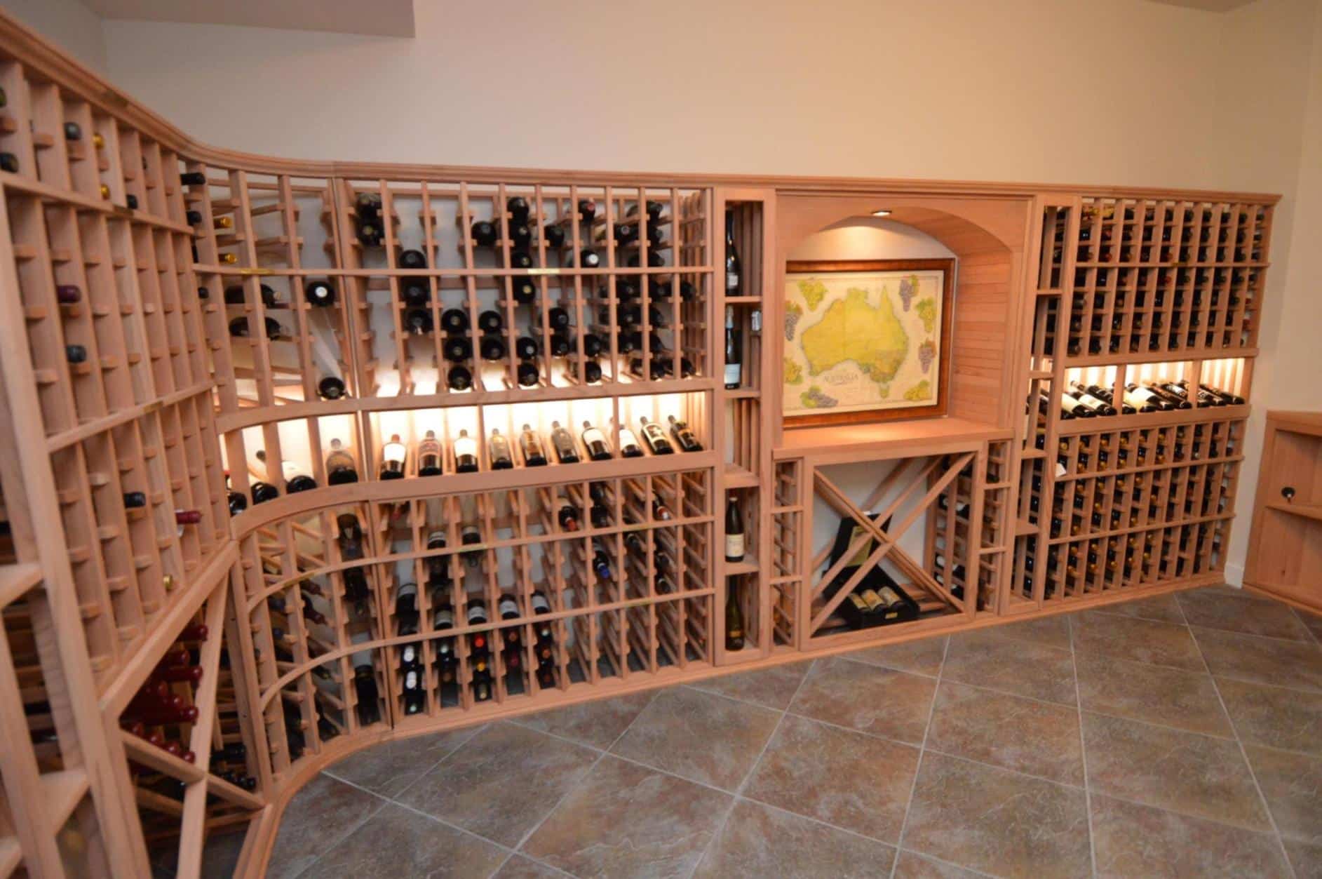 Functional Wine Racks for Los Angeles Residence