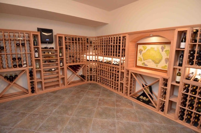 Residential Wine Cellar Installation by Los Angeles Builders