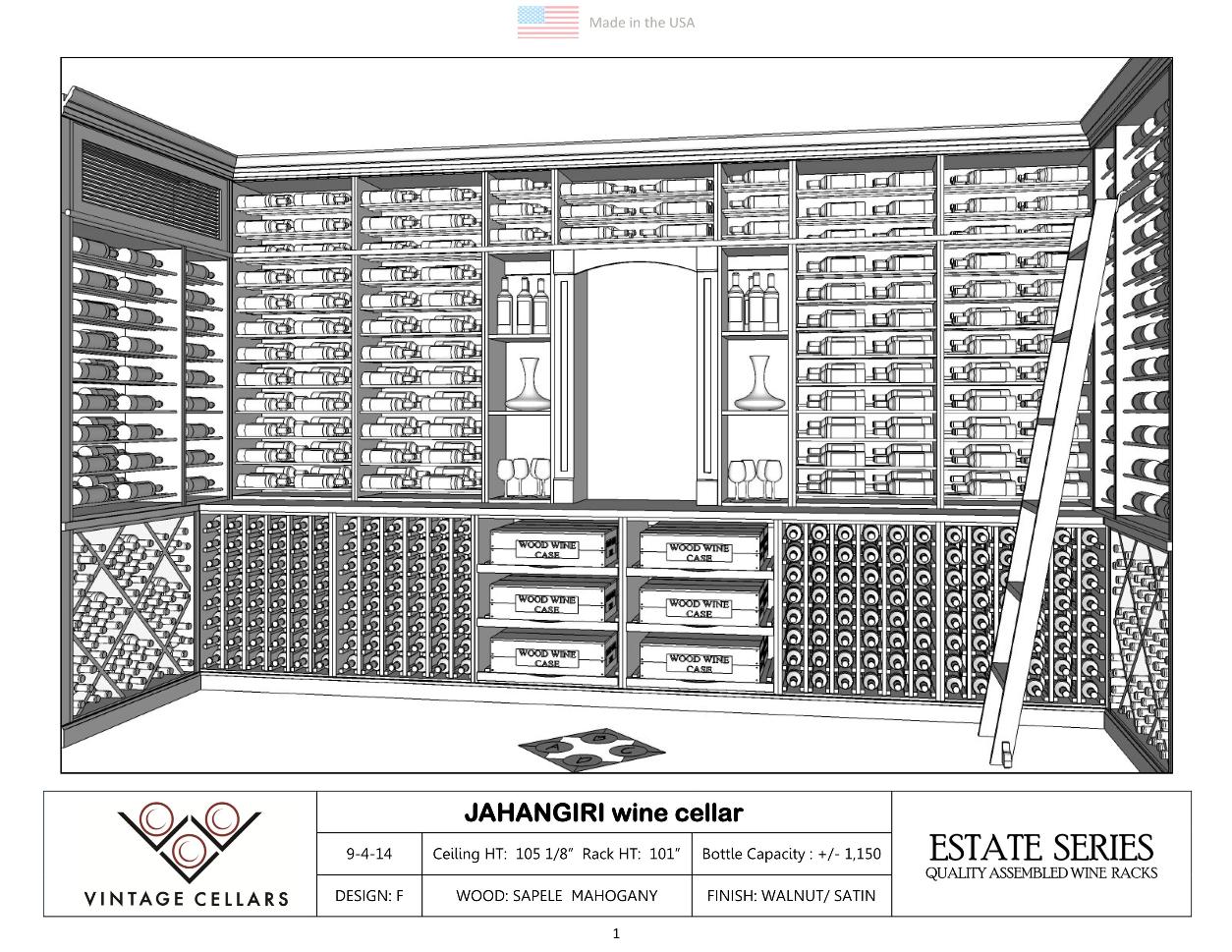 3D Design Orange County California Wine Cooling System Project