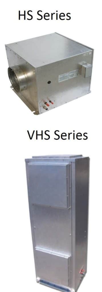 Ducted Wine Cellar Cooling Units: HS and VHS Series