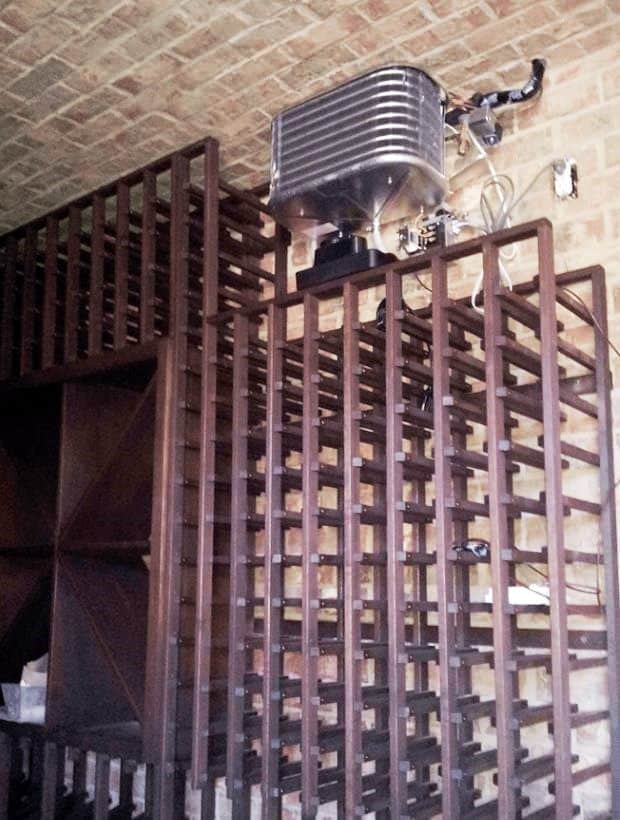 Split Type Wine Cellar Cooling Unit Installation Project in Los Angeles