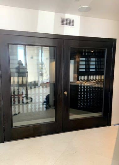 Glass Wine Cellar Doors