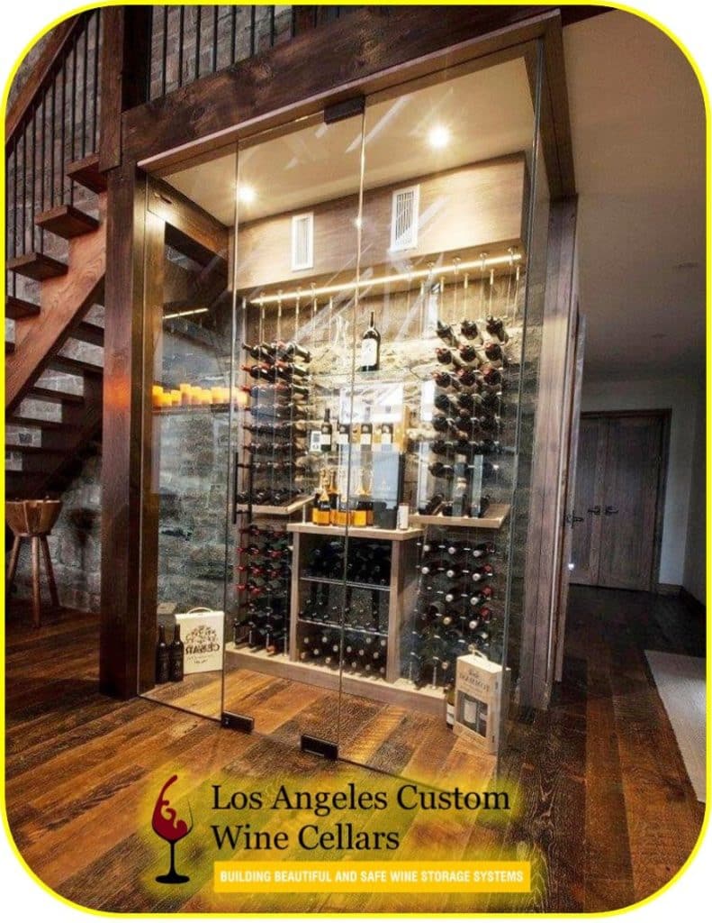 Refrigerated Custom Wine Cellar Built by a Specialist in Los Angeles