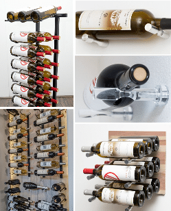 VintageView Metal Wine Racks for Residential Wine Cellars