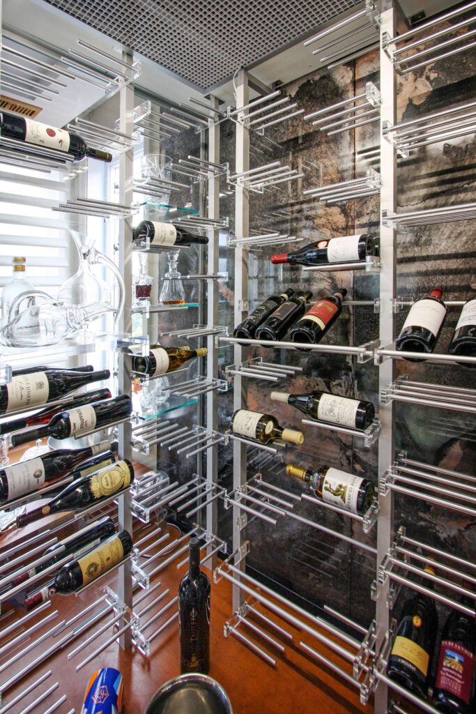 VintageView Contemporary Metal Wine Racks for Your Home Wine Cellar