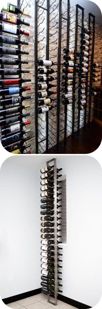 VintageView Contemporary Metal Wine Racks for Your Home Wine Cellar