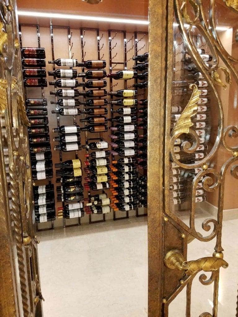 Floor to Ceiling Contemporary Wine Racks by VintageView