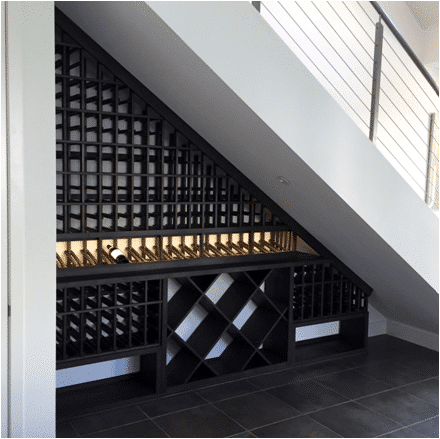 Under the Stairs Home Wine Cellar