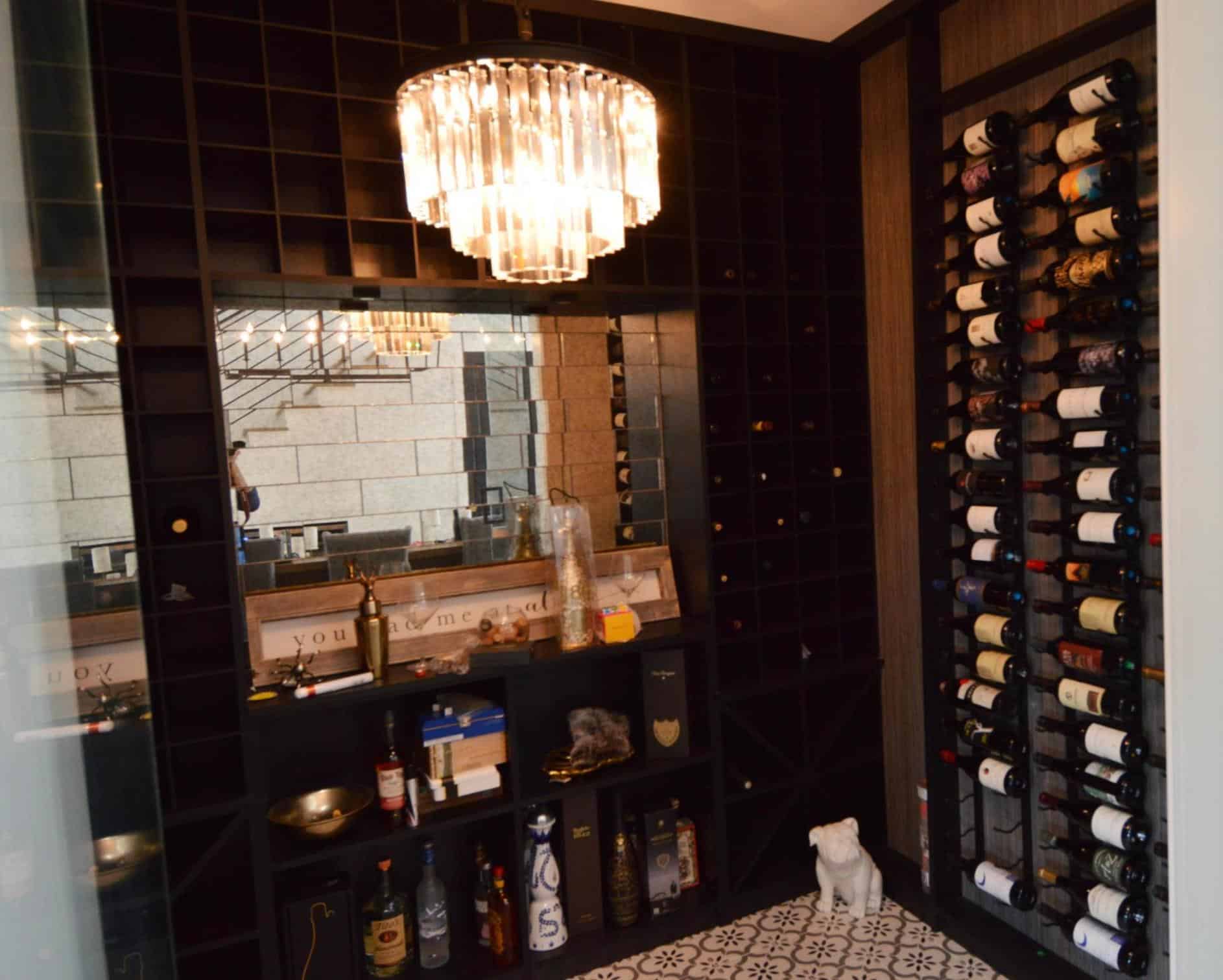 Custom Wine Cellar Designed with Stylish Features