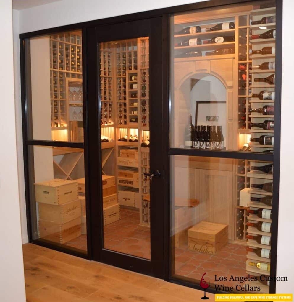 California Home Wine Cellar with Attractive Features
