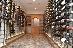 Impressive Contemporary Wine Cellar in a Modern Home