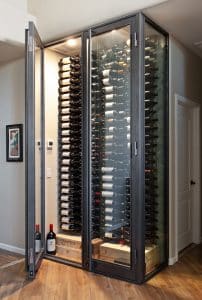 Los Angeles Modern Glass Wine Display