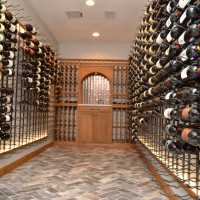 7 - Impressive Contemporary Wine Cellar in a Modern Home Impressive Contemporary Wine Cellar in a Modern Home
