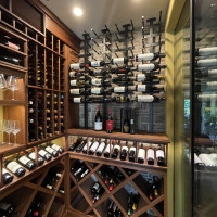 8 - Stunning Rustic Transitional Wine Cellar Stunning Rustic Transitional Wine Cellar