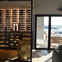 3 - Transitional Rustic Wine Cellar in Los Angeles Transitional Rustic Wine Cellar in Los Angeles