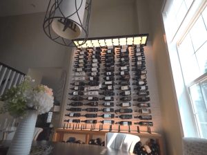 2 - Cable Wine Displays in a Los Angeles Home