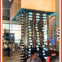 (10) Timeless and modern—this glass type of wine cellar design can blend seamlessly into any commercial space.