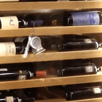 (3) An oven thermometer informs guests how cold the refrigerated cabinets are.