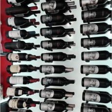 (6) The double-deep Vino Pins system alone accommodates up to 142 bottles.